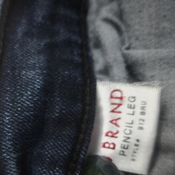 J Brand Pencil Leg Jeans No Size Tag Classic Casual Preppy Festival Rocker - Picture 11 of 12